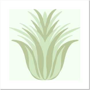 Air Plant Green Tones Posters and Art